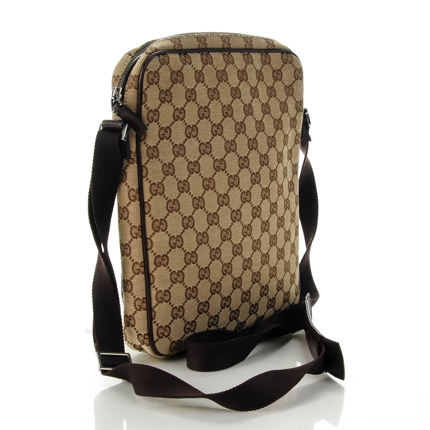 Monogram Messenger Bag Dark Brown