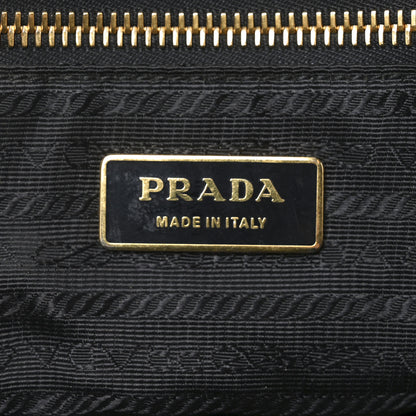 Prada Nappa Gaufre Tote Green 5 of 9