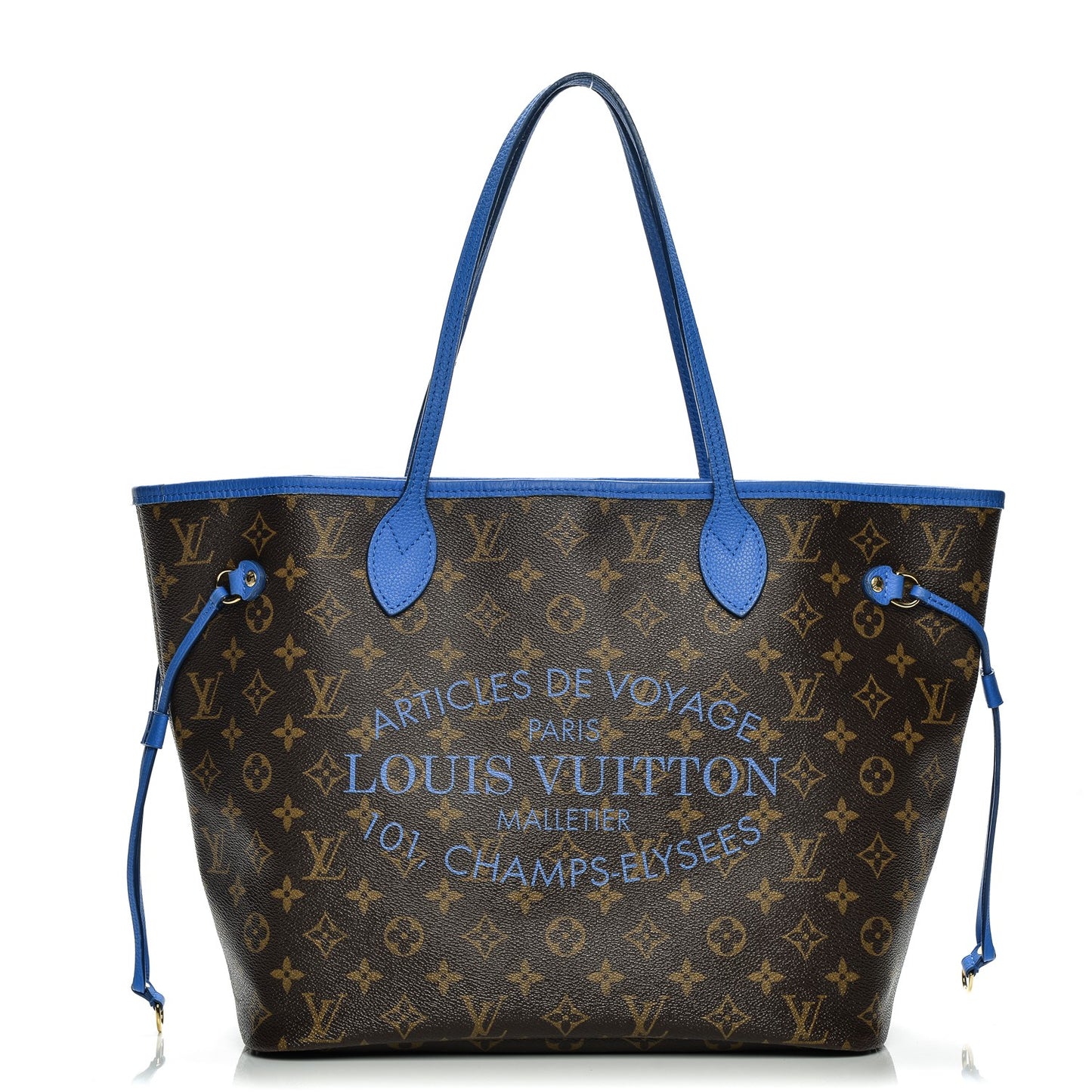Monogram Articles de Voyage Ikat Neverfull MM Grand Blue