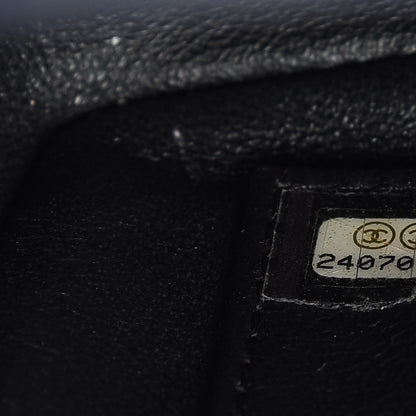 Chanel Caviar Quilted Medium CC Filigree Flap Navy Black 10 of 12