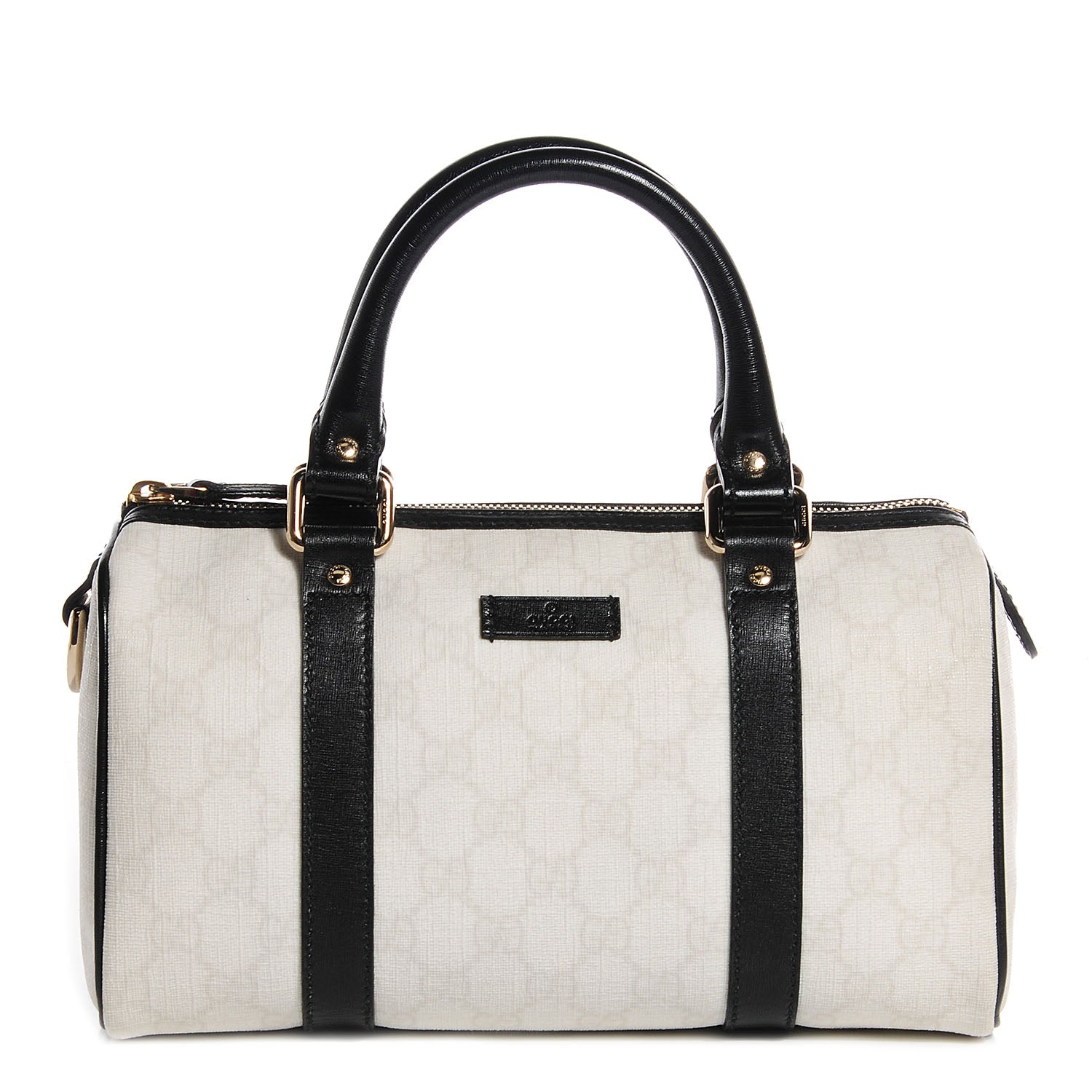 Gucci GG Plus Monogram Small Joy Boston Black White 1 of 8