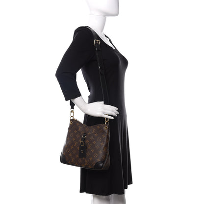 Louis Vuitton Monogram Odeon PM Black 2 of 10
