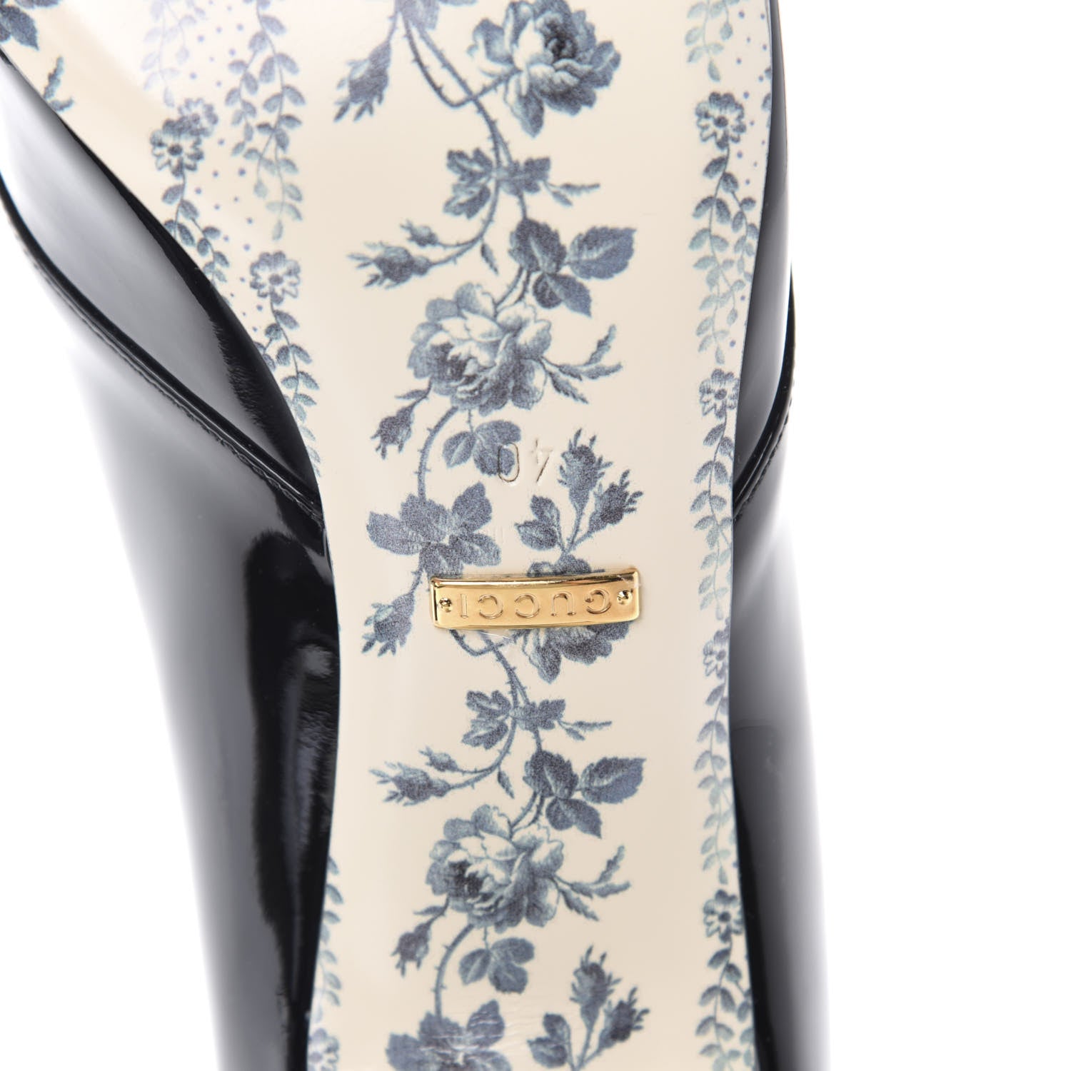 Gucci Vernice GG Victoire 55mm Loafer Pumps 40 Black 7 of 10