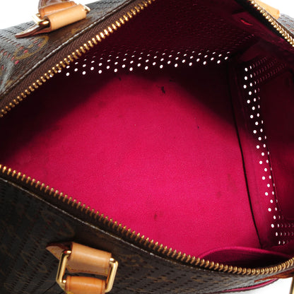 Louis Vuitton Monogram Perforated Speedy 30 Fuchsia 6 of 8