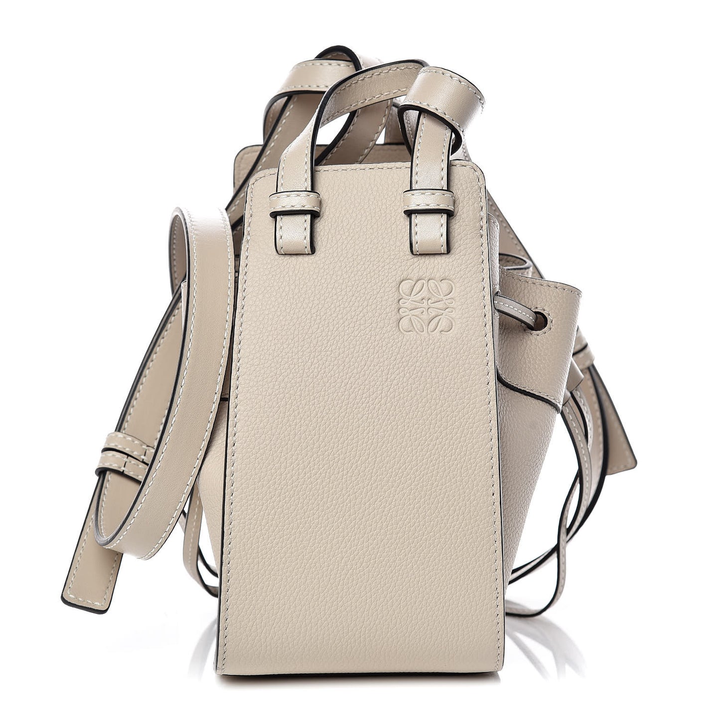 Calfskin Mini Hammock Shoulder Bag Neutral