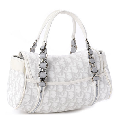 Christian Dior Monogram Romantique Trotter Bag Grey 3 of 10
