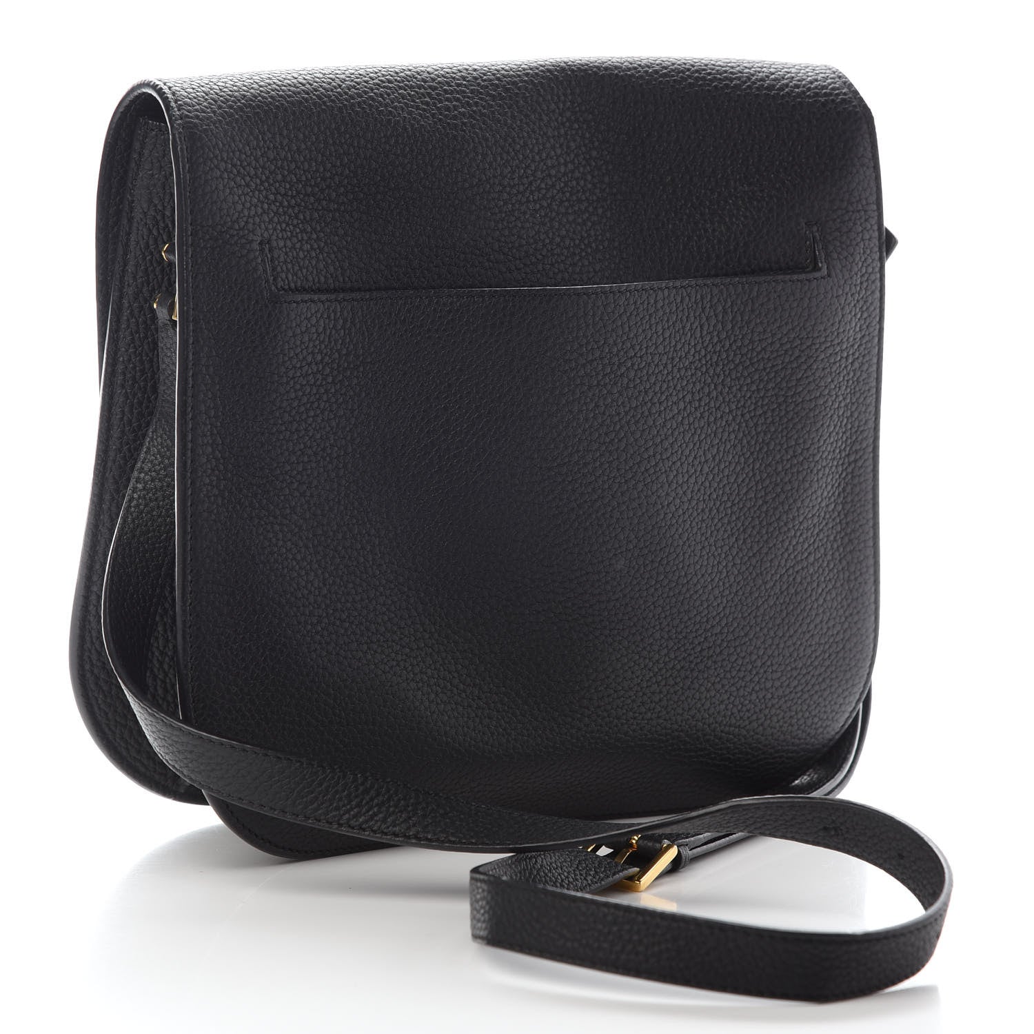 Tom Ford Calfskin Large T Clasp Tara Crossbody Bag Black 2 of 9