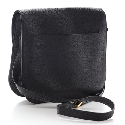 Tom Ford Calfskin Large T Clasp Tara Crossbody Bag Black 2 of 9
