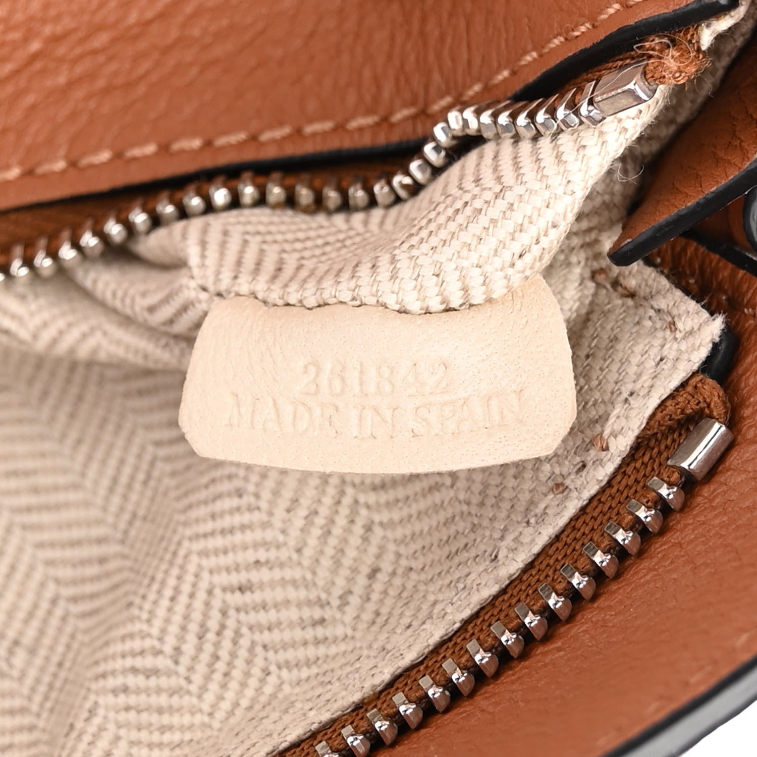 Loewe Calfskin Mini Puzzle Bag Tan 7 of 10