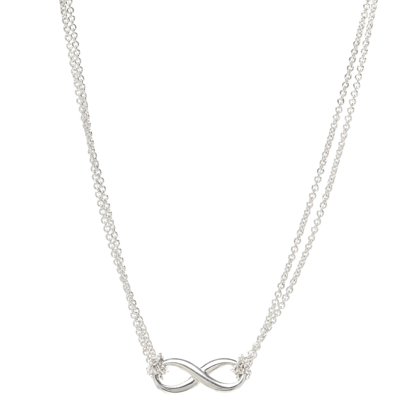 Sterling Silver Infinity Pendant Necklace