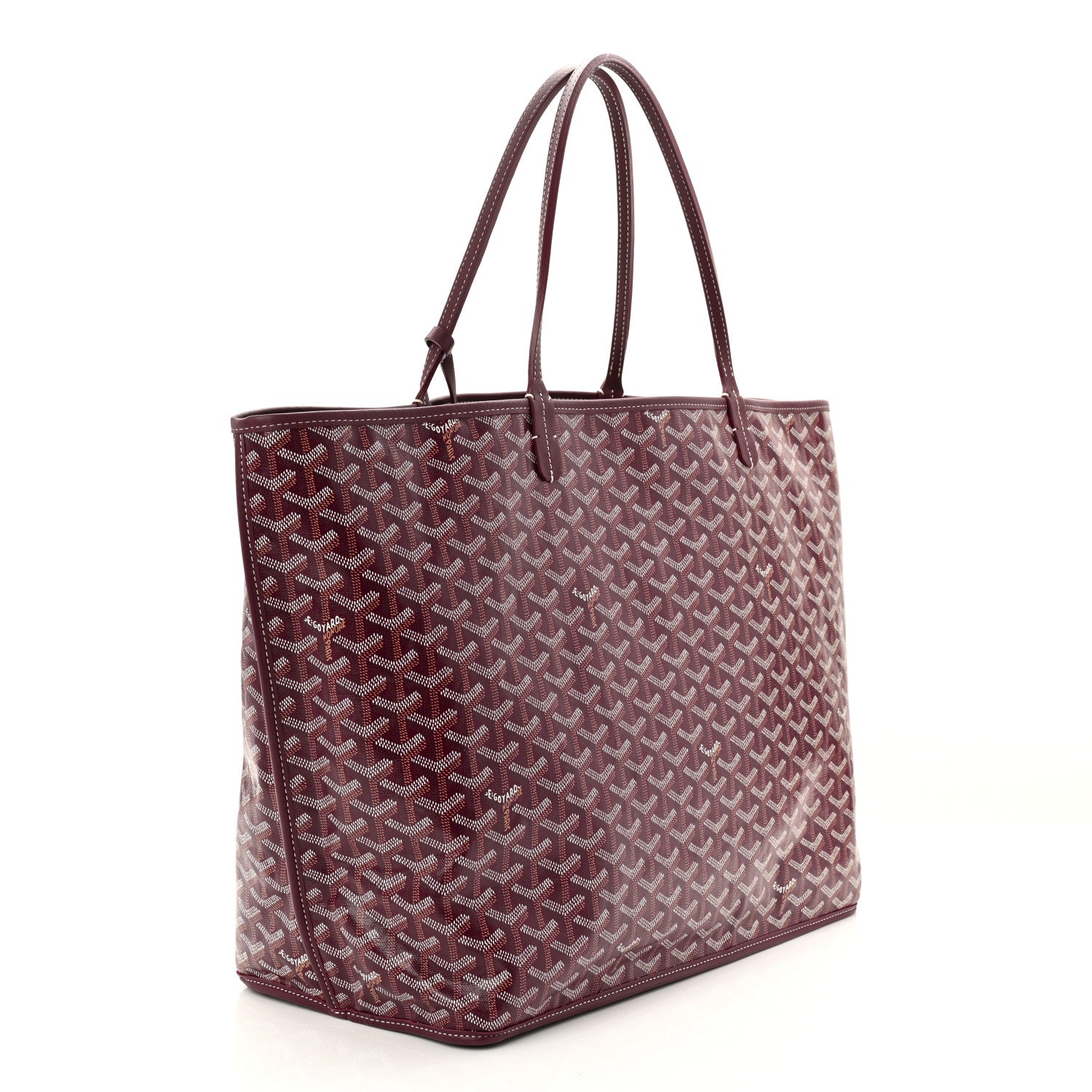 Goyard Goyardine Reversible Anjou GM Burgundy 5 of 17