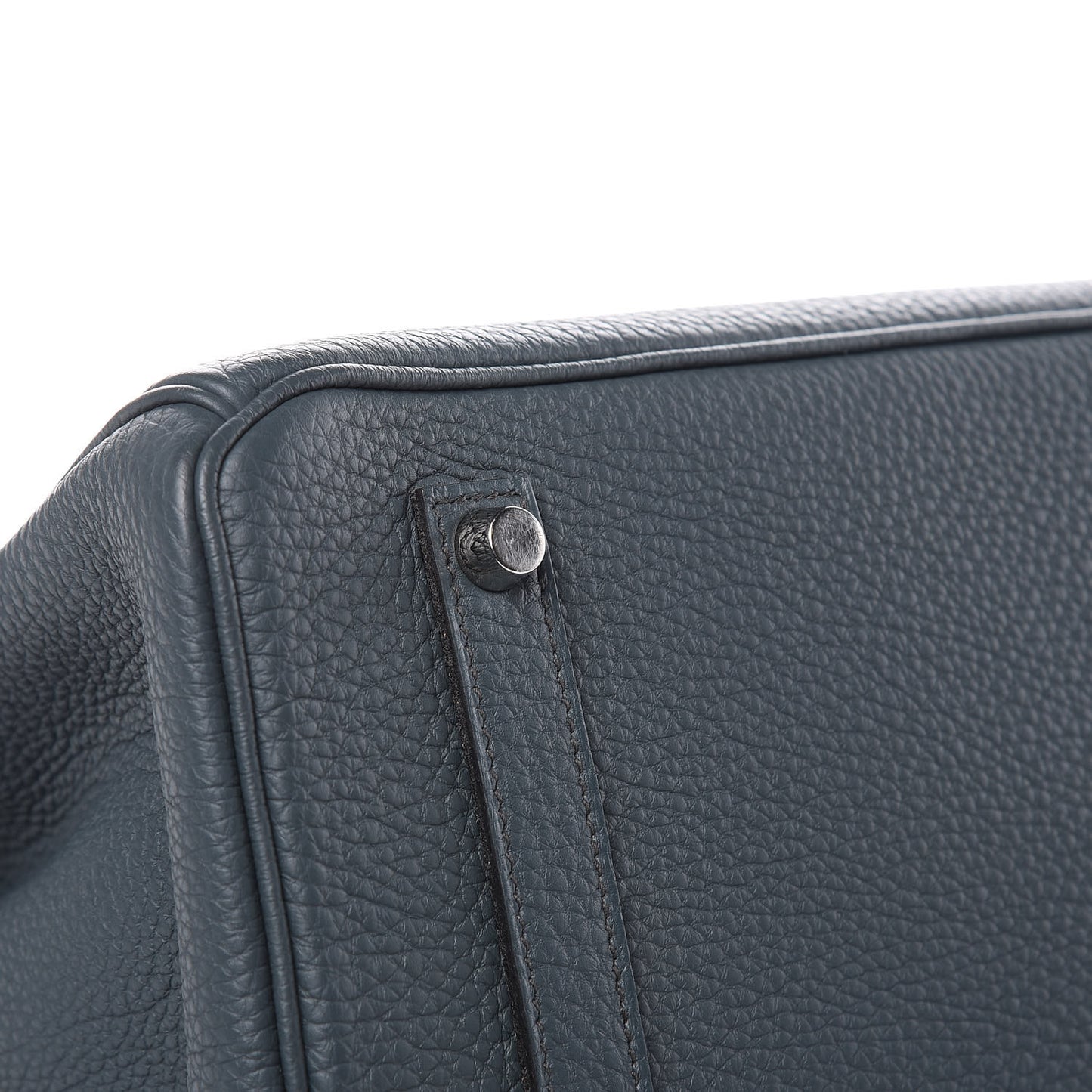 Togo Birkin 35 Bleu Orage