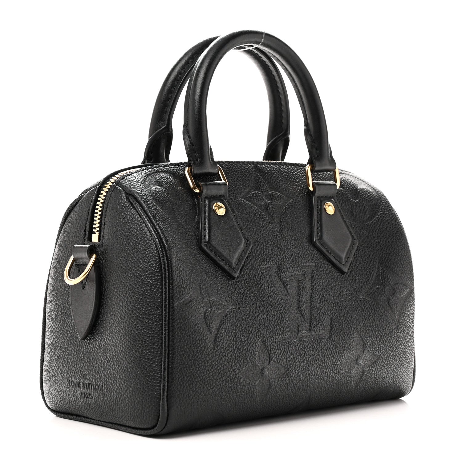 Louis Vuitton Empreinte Monogram Giant Speedy Bandouliere 20 Black 3 of 10