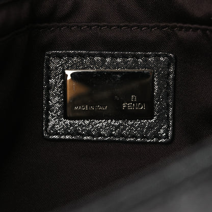 Fendi Metallic Calfskin Mia Pochette Silver 6 of 13