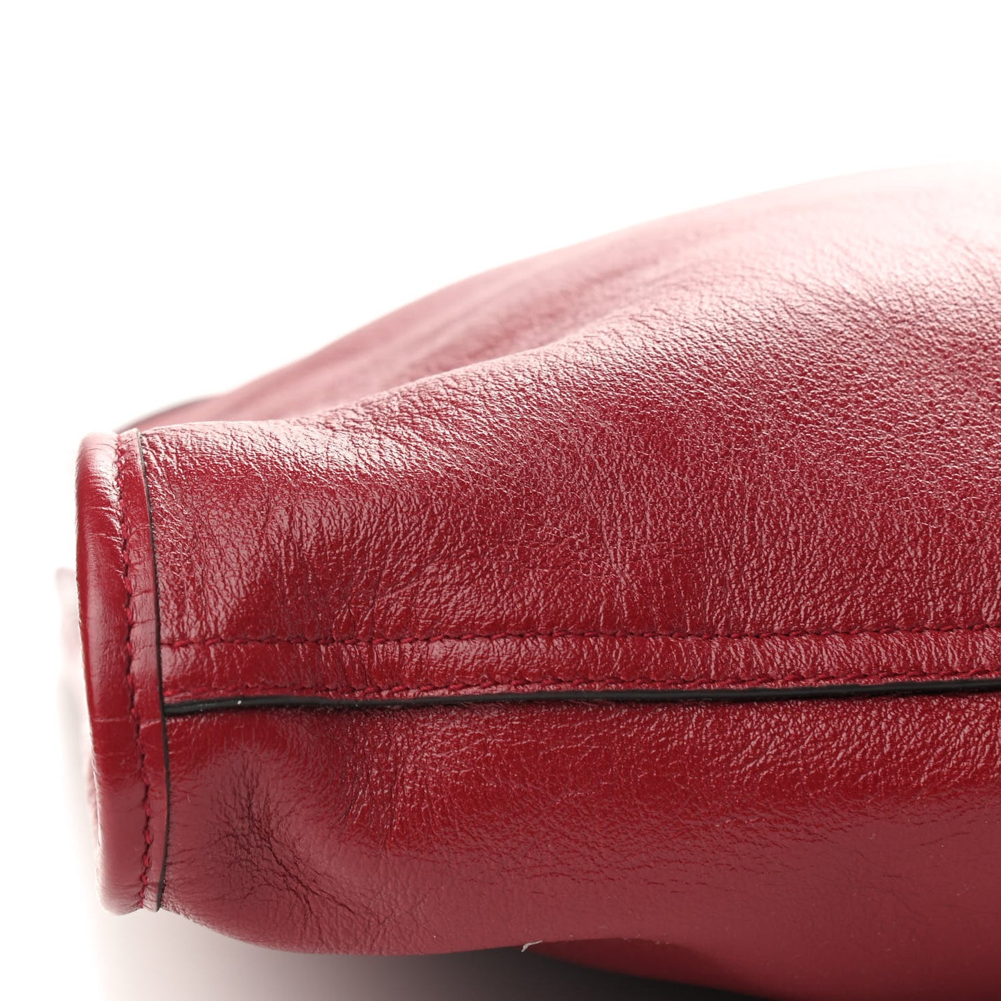 Calfskin Large Rajah Chain Tote Romantic Cherry