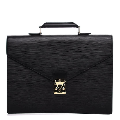 Louis Vuitton Epi Serviette Conseiller Briefcase Black 1 of 7