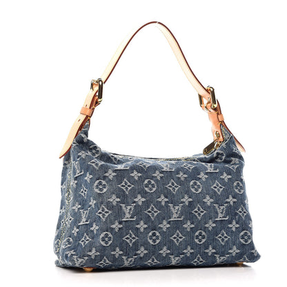 Louis Vuitton Monogram Denim Baggy PM Blue 3 of 13
