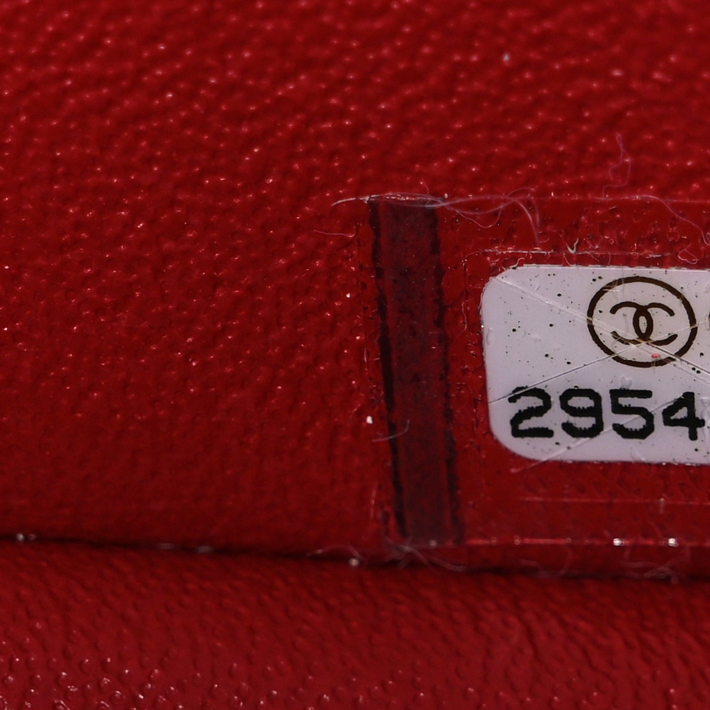 Lambskin Quilted Mini Rectangular Flap Red