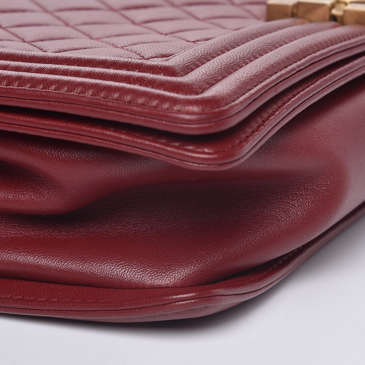 Chanel Lambskin Quilted New Medium Boy Flap Red 9 of 15