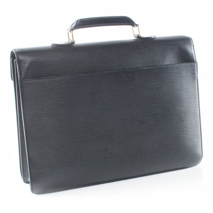 Louis Vuitton Epi Serviette Ambassadeur Briefcase Black 3 of 7