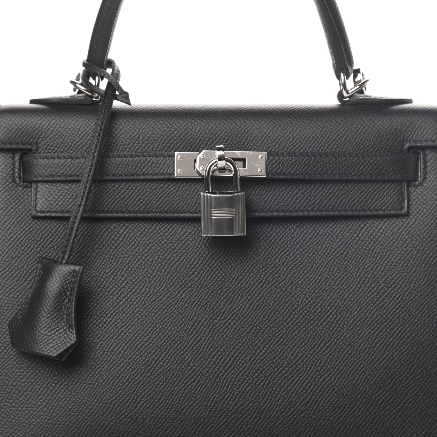 Hermes Epsom Kelly Sellier 25 Black 8 of 14