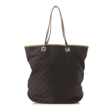 Gucci Monogram Bucket Tote Brown 1 of 12