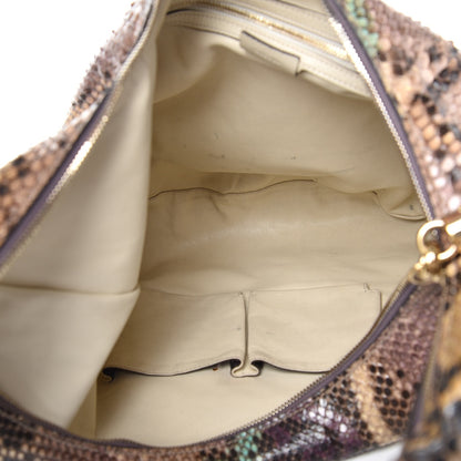 Gucci Python Large Soho Hobo Grape Multicolor 5 of 12