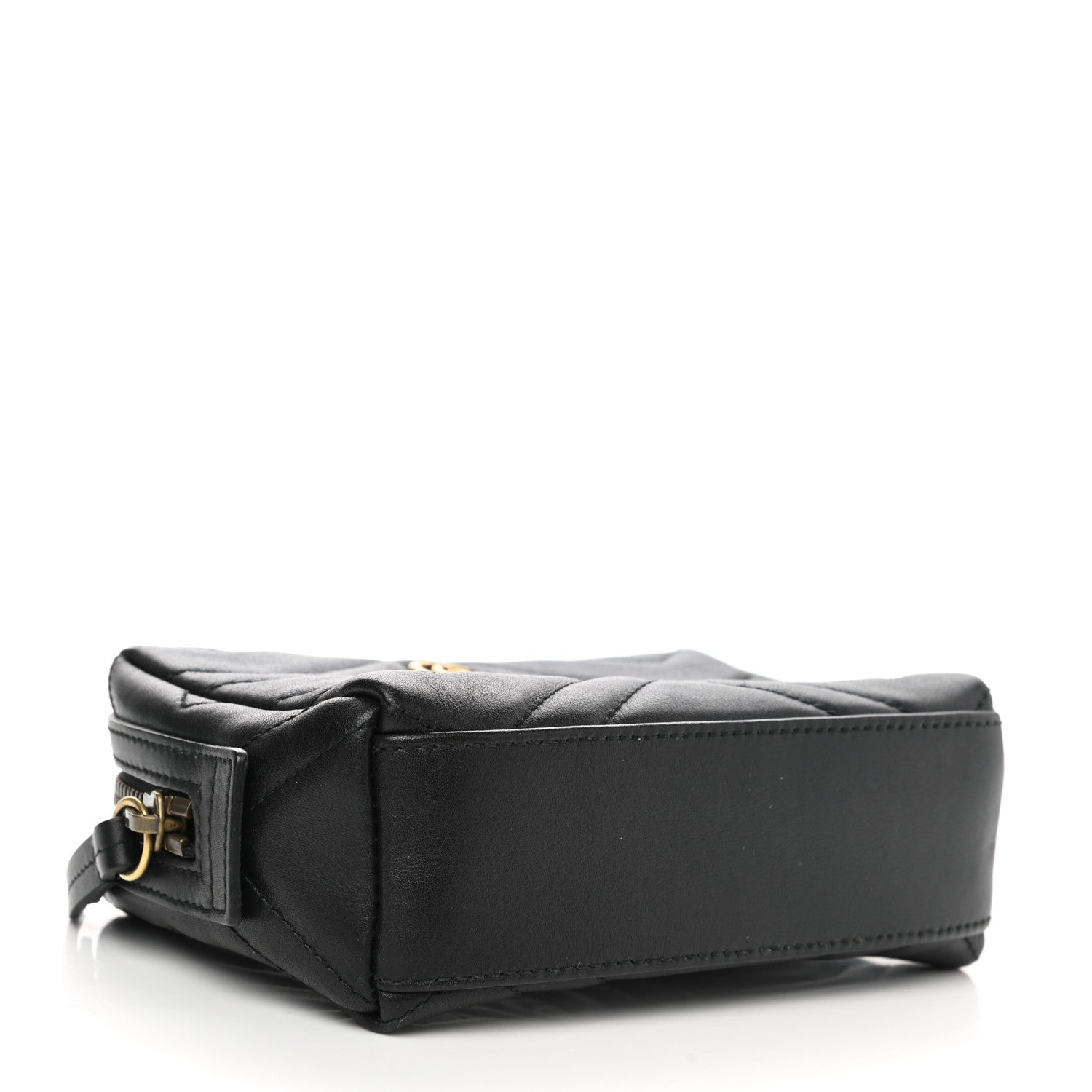 Gucci Calfskin Matelasse GG Marmont Cosmetic Case Black 5 of 8