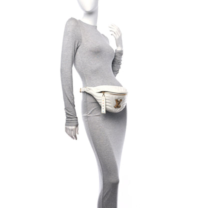 Louis Vuitton Calfskin New Wave Bumbag Snow 2 of 9