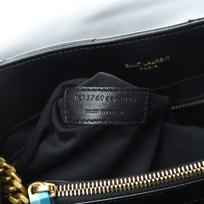 Saint Laurent Calfskin Y Quilted Monogram Medium Loulou Chain Satchel Black 7 of 10