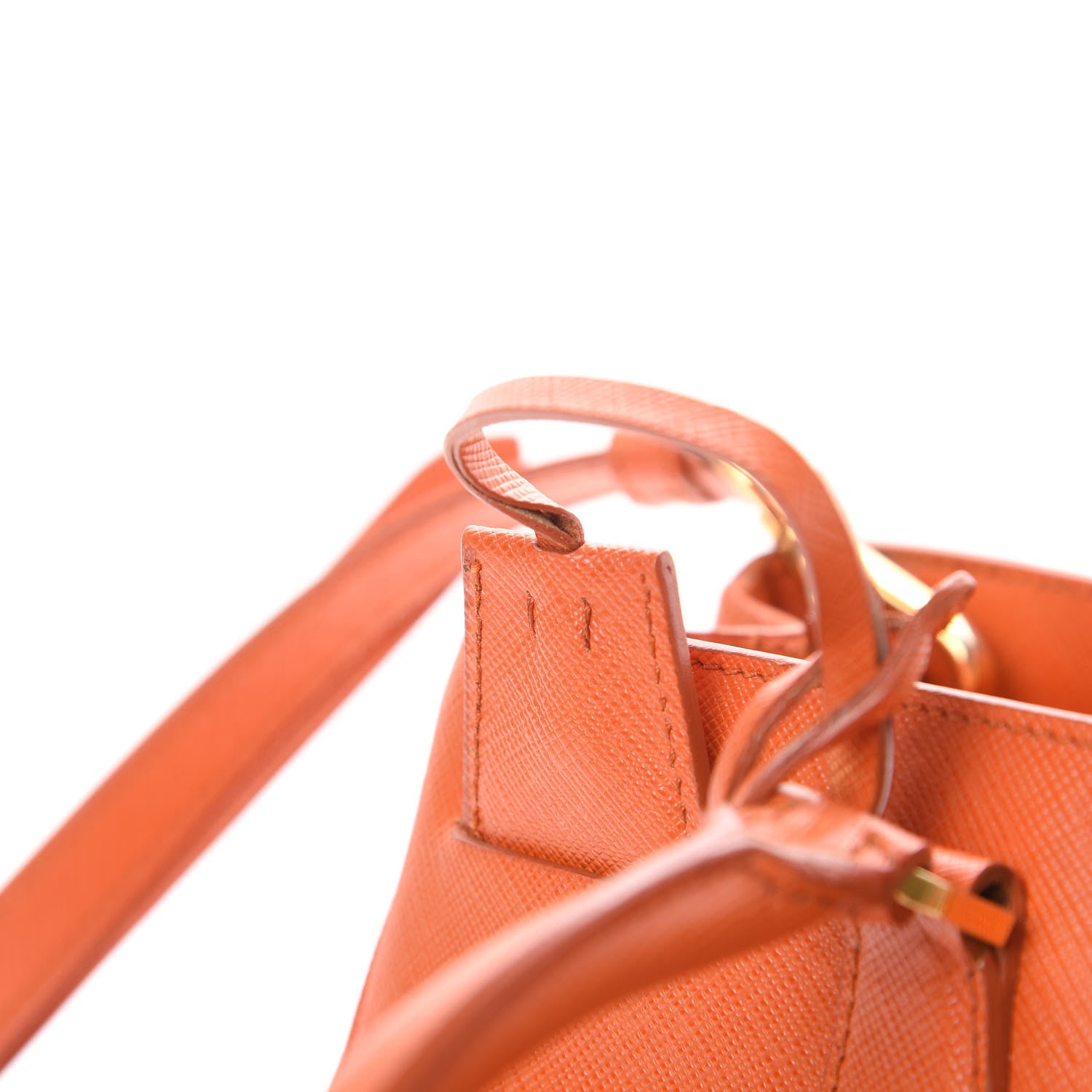 Prada Saffiano Medium Galleria Double Zip Tote Papaya 20 of 20