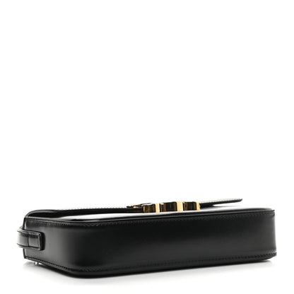 Celine Shiny Calfskin Triomphe Shoulder Bag Black 4 of 9