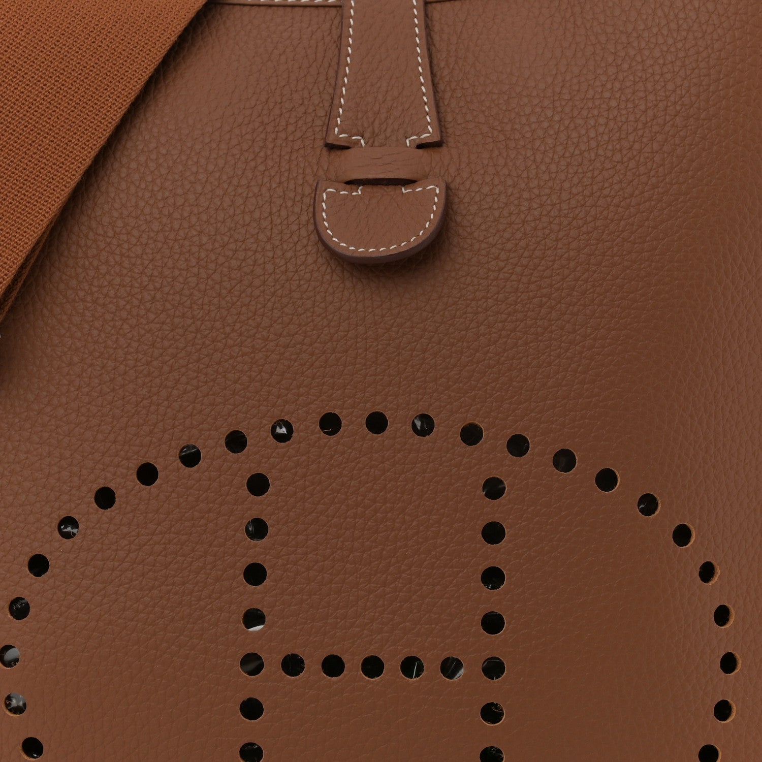 Hermes Taurillon Clemence Evelyne III GM Gold 8 of 11