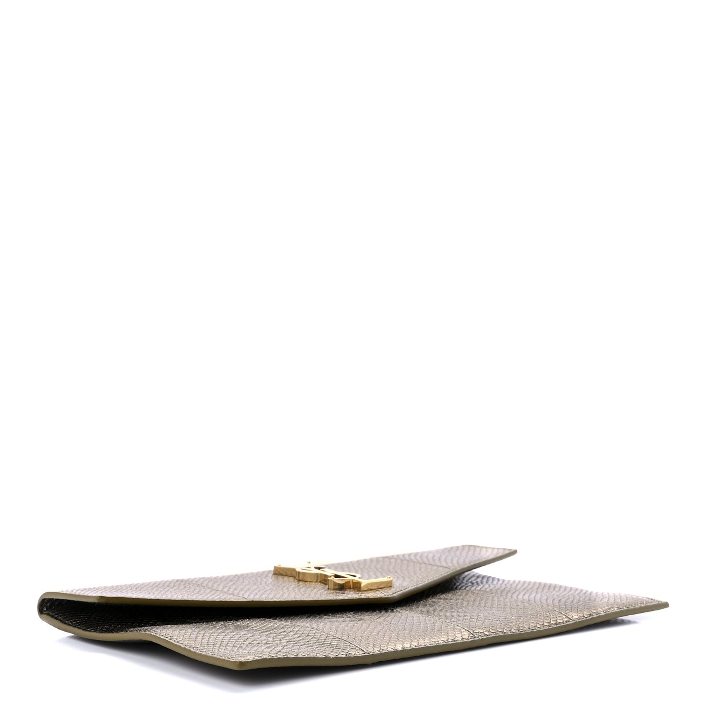Metallic Karung Uptown Monogram Pouch Gold Military