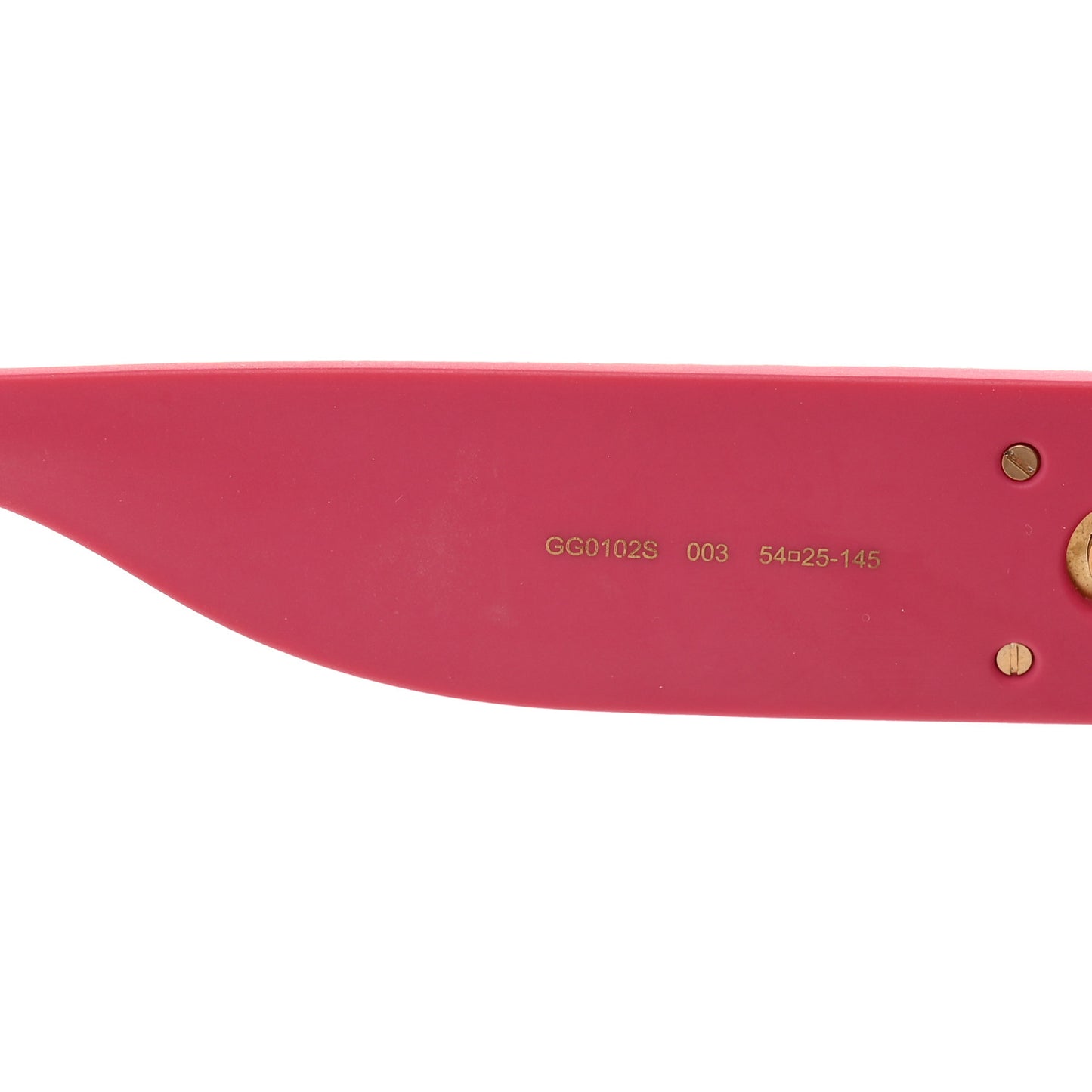 Square Frame GG0102S Sunglasses Glitter Pink Multi
