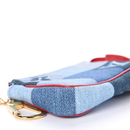 Louis Vuitton Denim Micro Pochette Accessories Denim Rouge 6 of 11