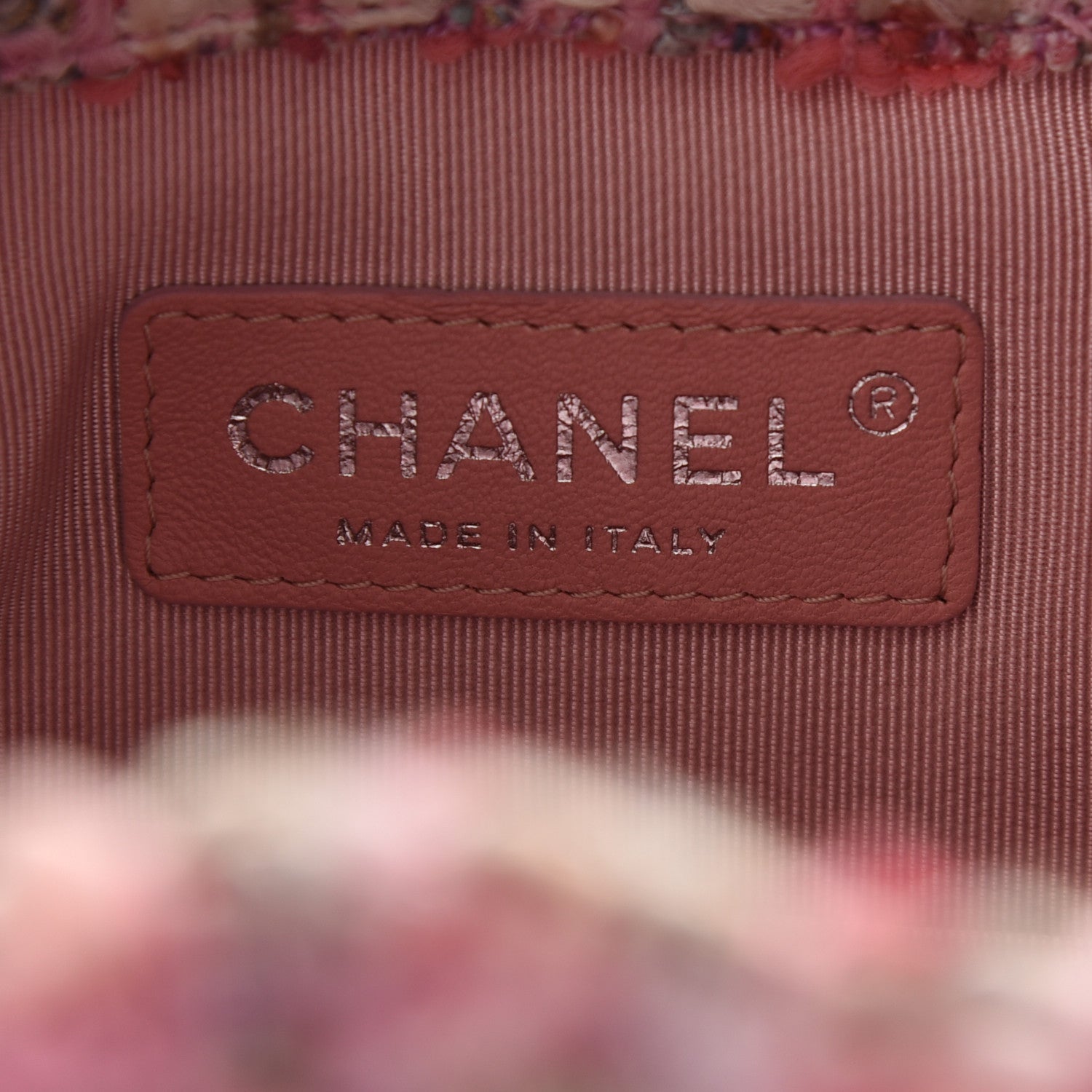 Chanel Tweed Calfskin Quilted Gabrielle Backpack Pink 6 of 10