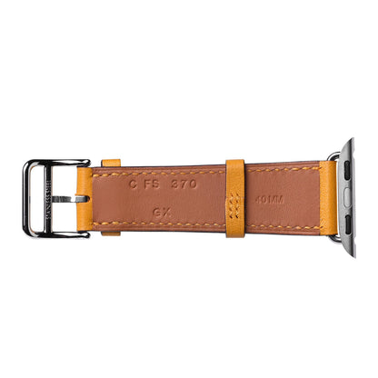 Hermes Swift 40mm Apple Watch Double Tour Band Ambre Capucine Rose Azalee 4 of 5