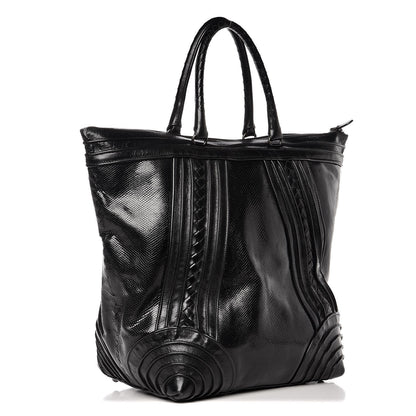 Bottega Veneta Karung Intrecciato Tote Nero Black 3 of 10