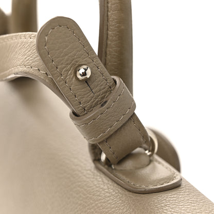 Delvaux Grained Calfskin MM Brillant Satchel Taupe 11 of 18