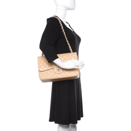 Chanel Caviar Quilted Jumbo Double Flap Beige Clair 2 of 12