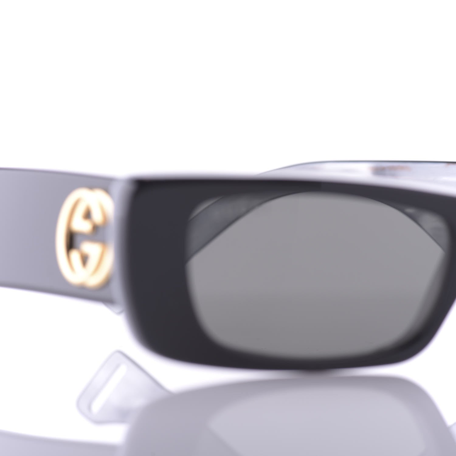 Gucci Acetate Rectangular Sunglasses GG0516S Black 10 of 12