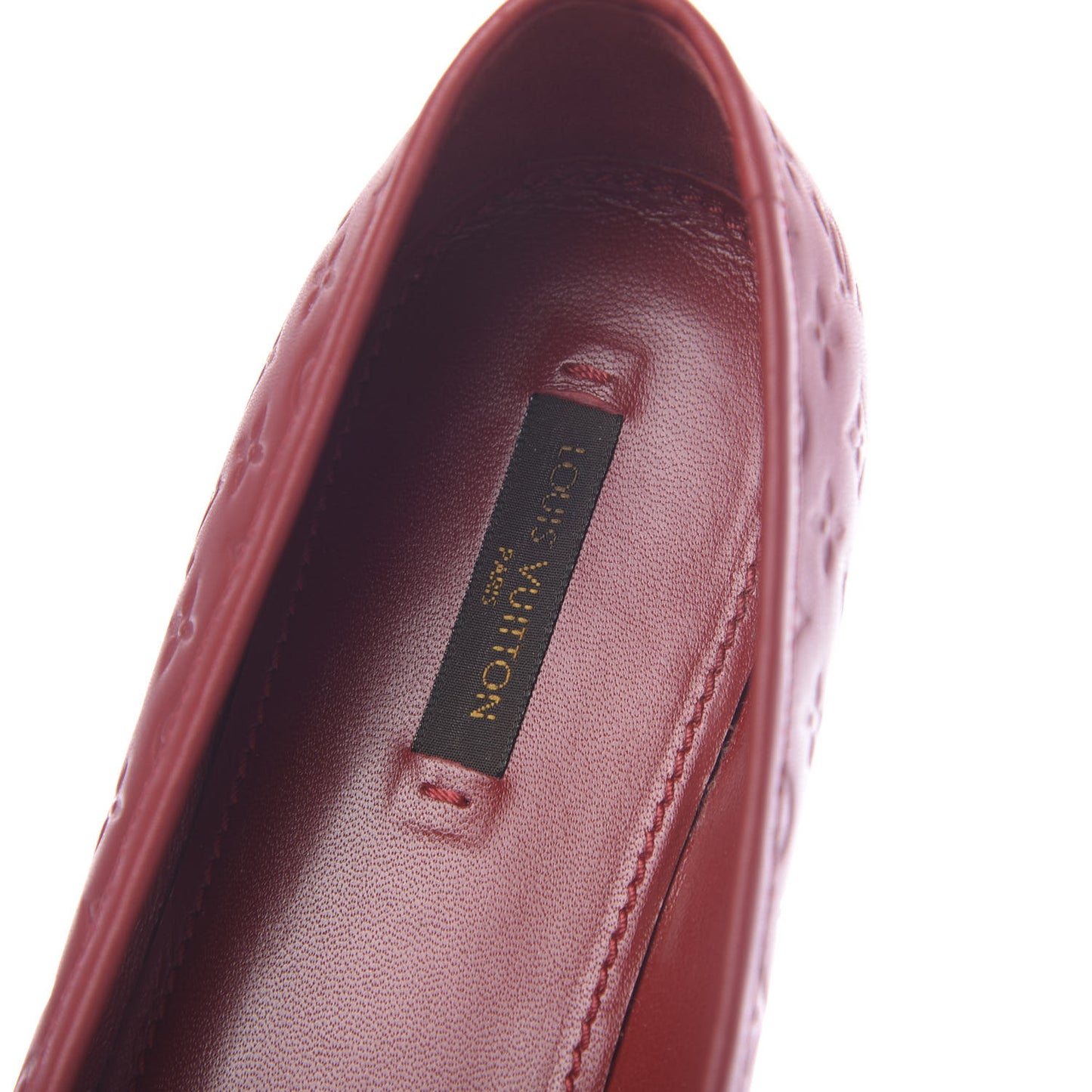 Calfskin Embossed Monogram Debbie Ballerina Flats 41