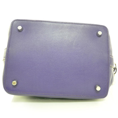 Hermes Veau Swift Toolbox 20 Iris Purple 5 of 12