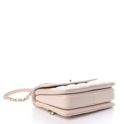 Chanel Lambskin Quilted Small Trendy CC Flap Dual Handle Bag Light Pink 4 of 9