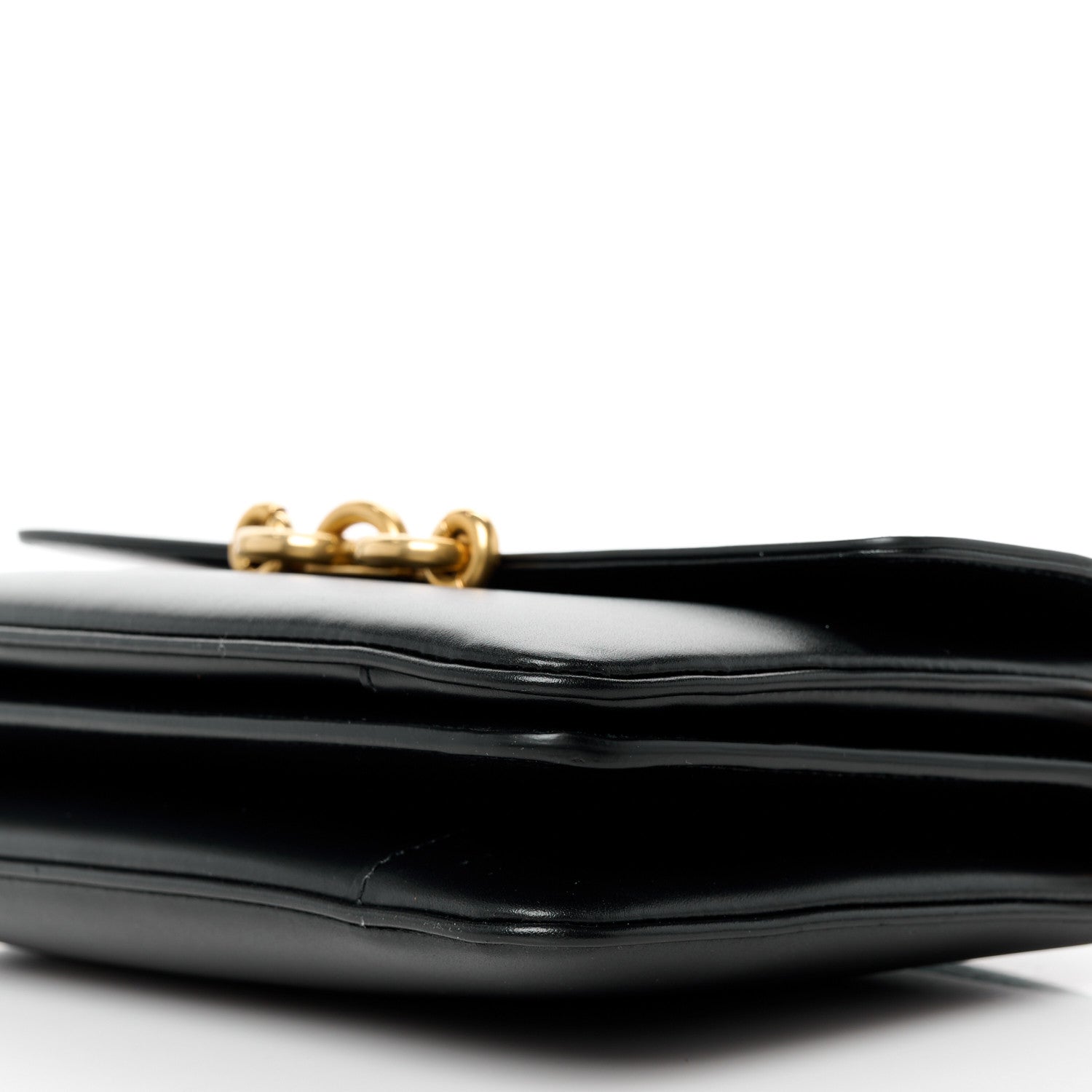 Saint Laurent Smooth Calfskin Le Maillon Satchel Black 11 of 14