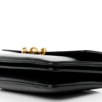 Saint Laurent Smooth Calfskin Le Maillon Satchel Black 11 of 14