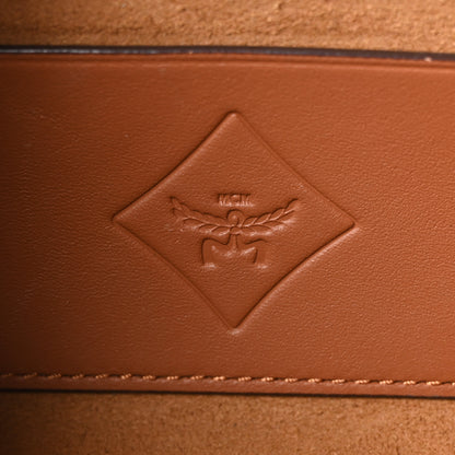 MCM Lauretos Nappa Mini Ella Boston Bag Cognac 6 of 10