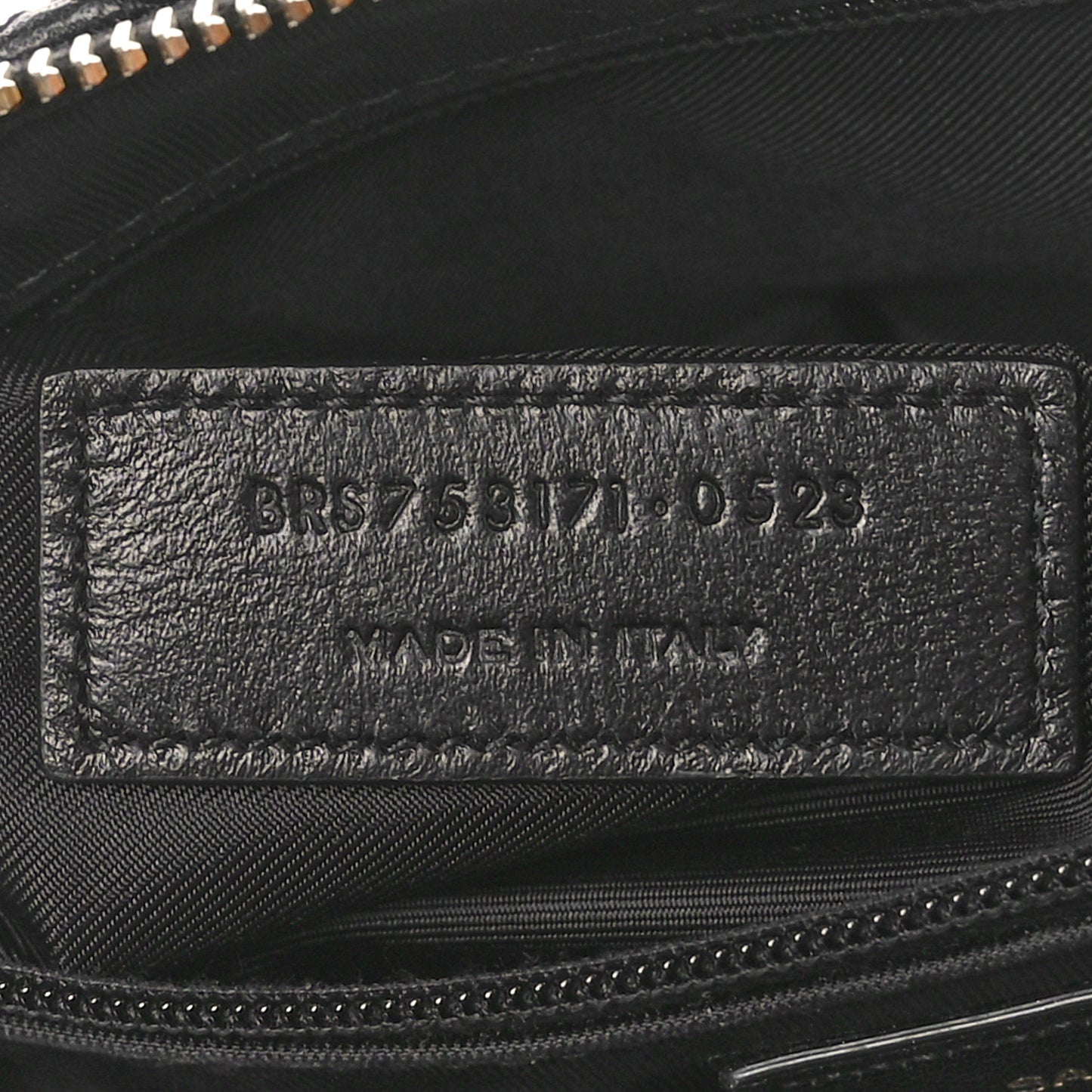 Lambskin Quilted Gaby Vanity Case Black