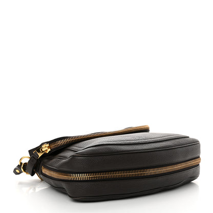 Tom Ford Pebbled Calfskin Large Jennifer Dark Brown 4 of 12